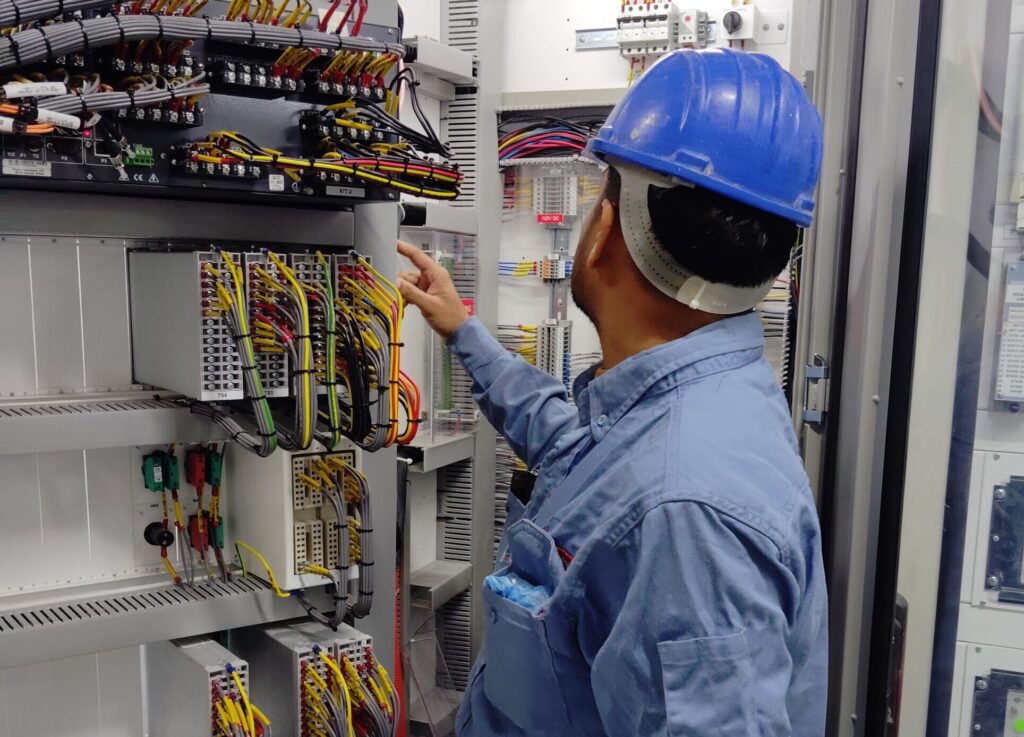 electrician working